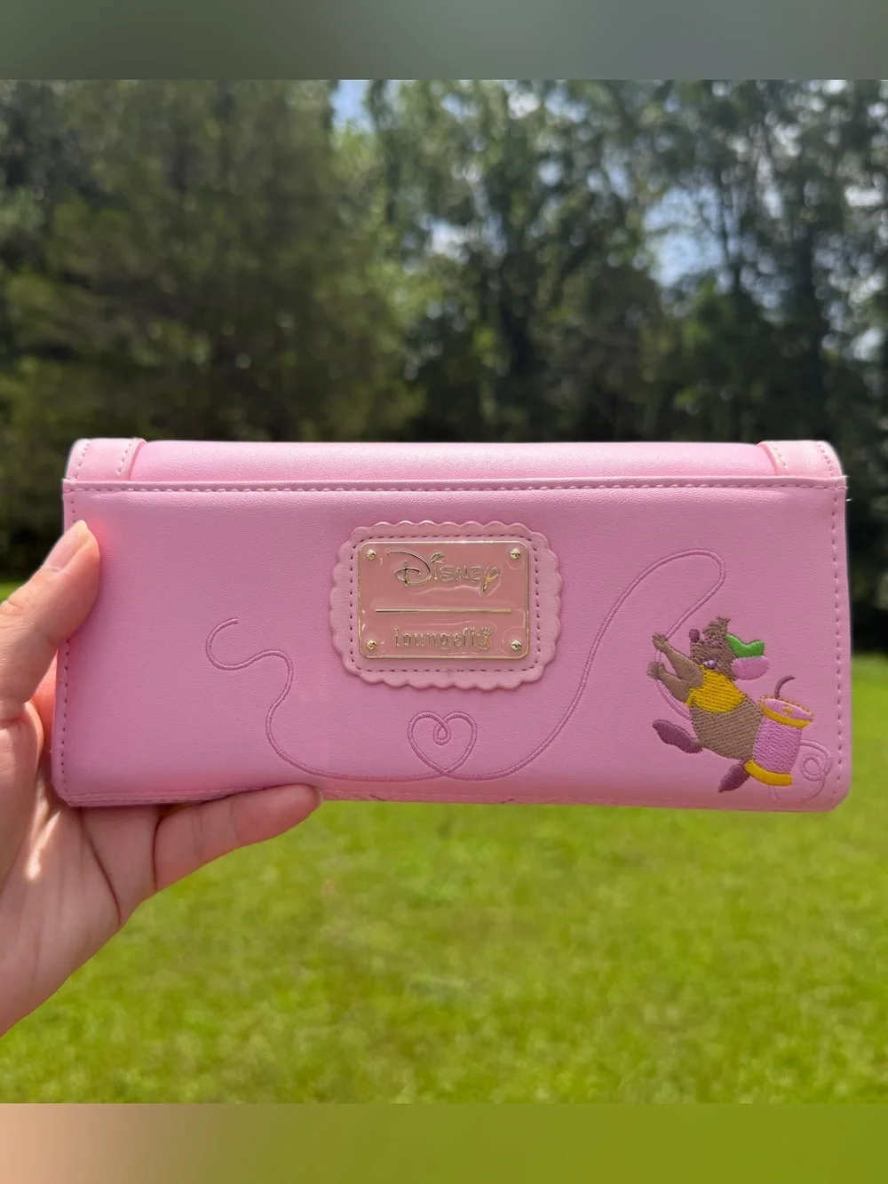 Loungefly Disney Cinderella 70th Anniversary Pink Dress Flap Wallet